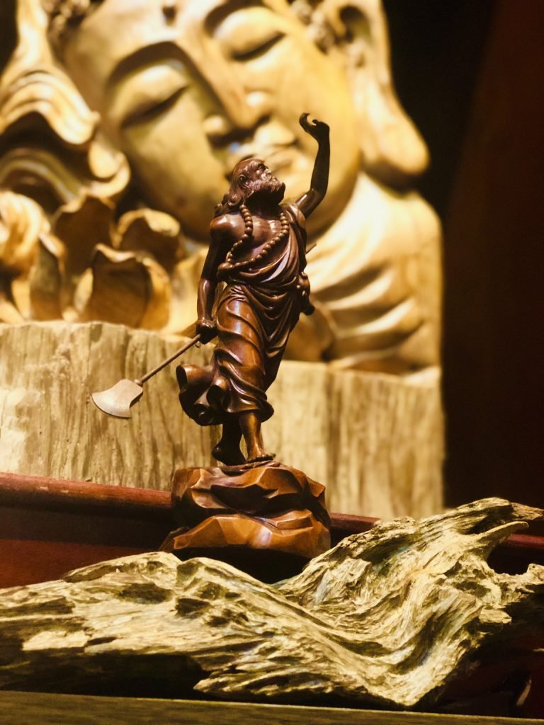 Ngài Đạt Ma luyện võ
