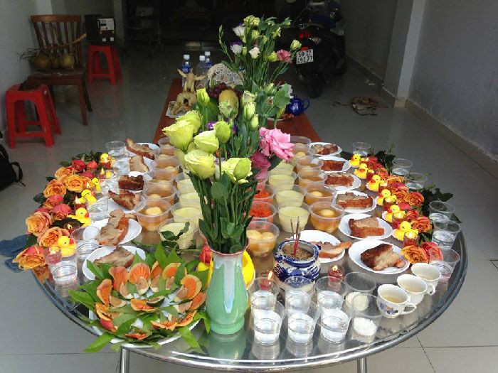 Bàn cúng lễ khai trương tươm tất