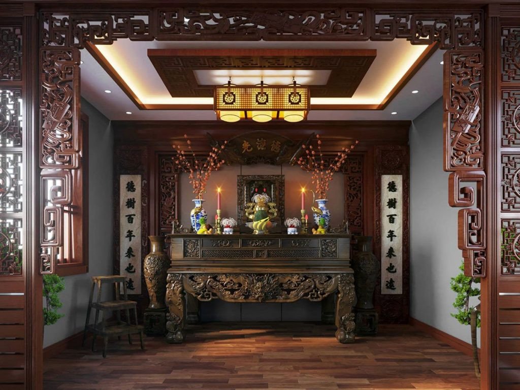 Bàn thờ của ngôi nhà hướng Tây nên tránh những hướng Ngũ Quỷ