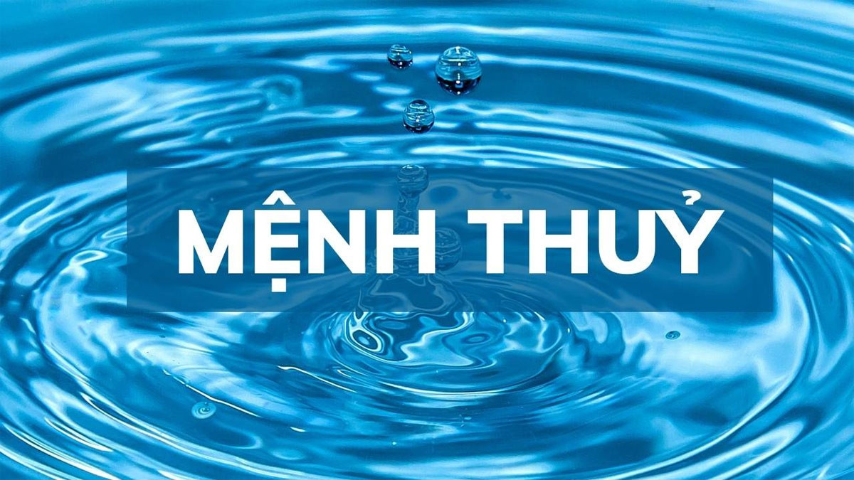 Biểu tượng dòng nước chảy dài tượng trưng cho mệnh Thủy của 2013