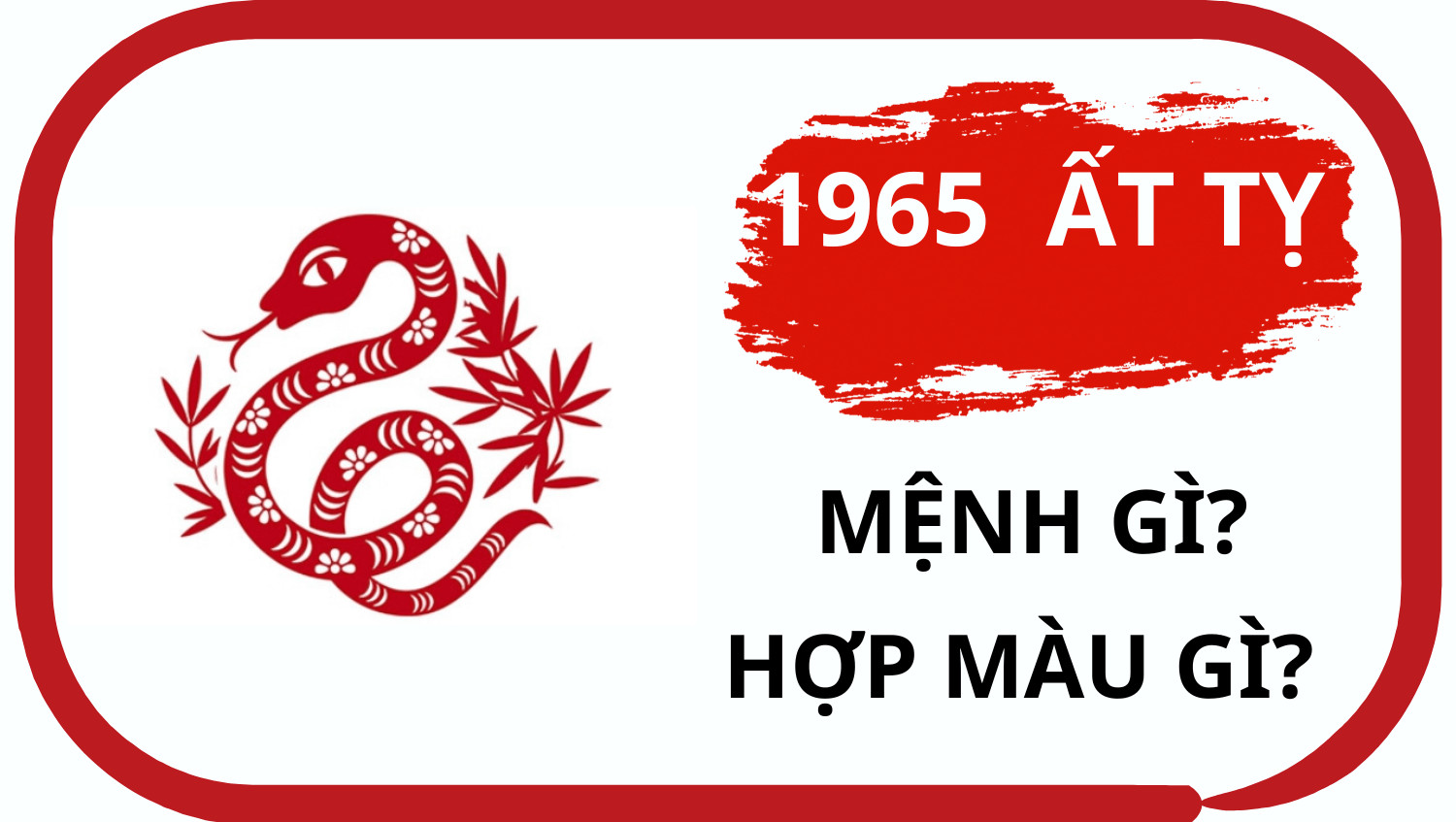 Biểu tượng ngũ hành liên quan đến vận mệnh nam Ất Tỵ 1965.