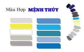 Các gam màu tương sinh tương hợp, hỗ trợ phong thủy cho người sinh năm 1945 mệnh Tuyền Trung Thủy.