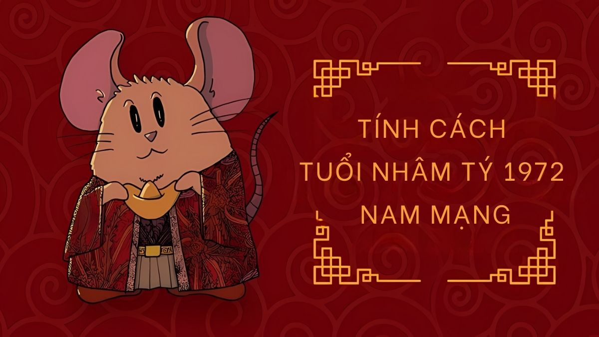 Chân dung nam giới thể hiện tính cách thông minh, kiên trì của nam Nhâm Tý 1972