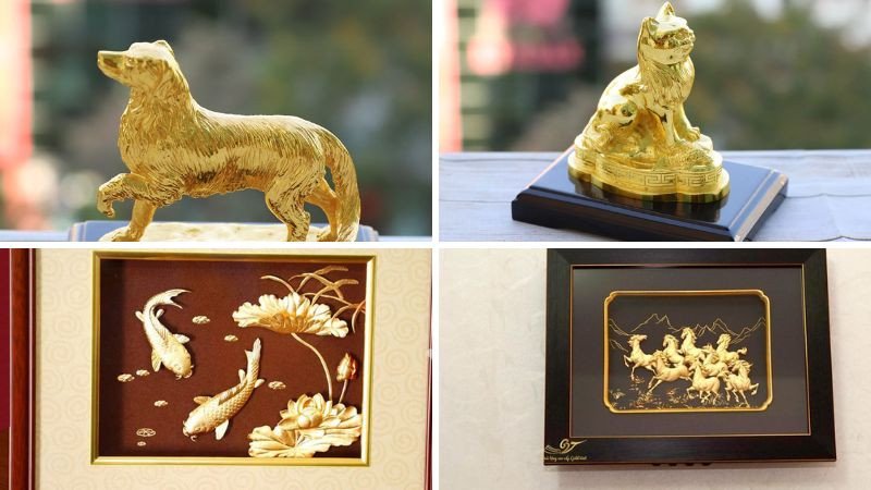Chọn vật phẩm phong thủy linh vật chó, mèo, hổ cho nữ Nhâm Tuất