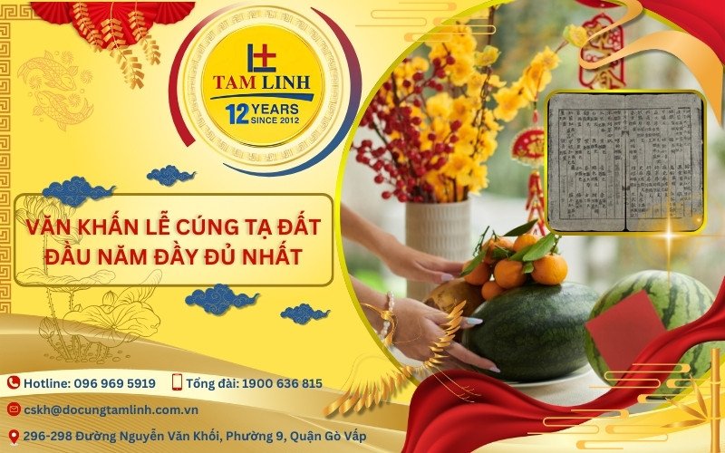 cúng tạ đất đầu năm