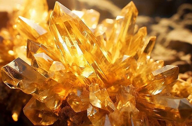 Đá Citrine khai thác từ Brazil và các khu vực khác