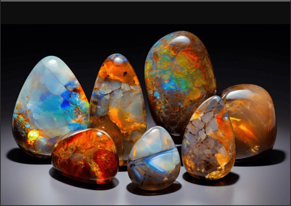 Đá Opal nhiều màu sắc tự nhiên