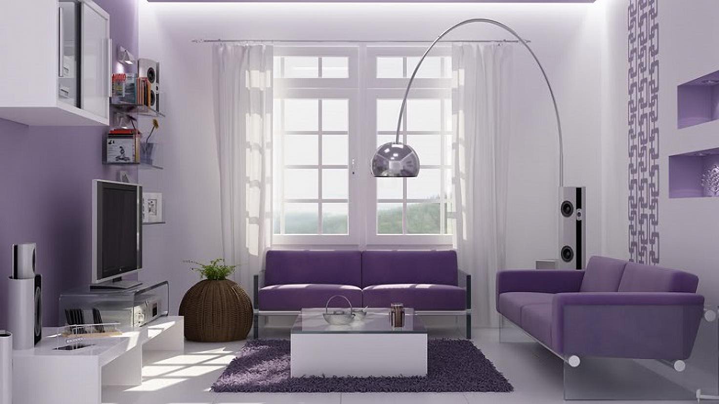 Gia chủ tuổi Ất Hợi có thể chọn màu sơn nhà là màu tím