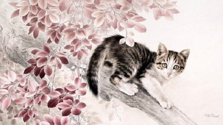 Hình ảnh con Mão (mèo) tượng trưng cho năm Quý Mão 2023 và cung mệnh Kim Bạch Kim