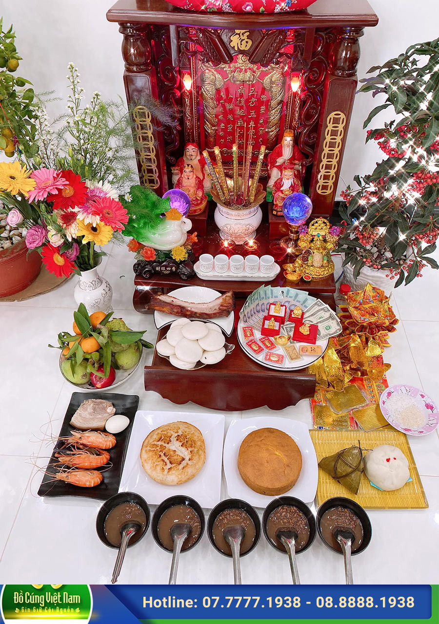 Lễ vật cúng Thần Tài Thổ Địa chi tiết nhất