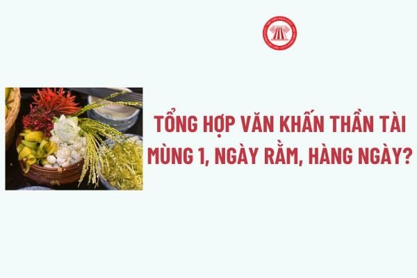 Lễ vật cúng Thần Tài Thổ Địa mùng 1