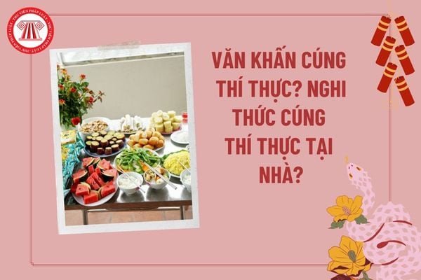Mâm cúng thí thực cô hồn đầy đủ lễ vật với hương, hoa, ngũ quả, bánh kẹo và cháo trắng