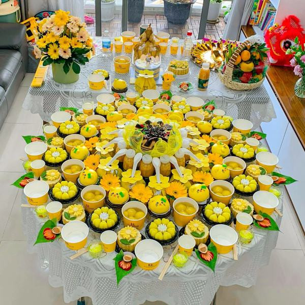 Mâm cúng thôi nôi đầy đủ lễ vật truyền thống