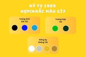 Màu sắc tương hợp và tương khắc cho người sn 1989 mệnh Mộc