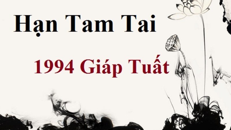Năm tam tai tuổi Giáp Tuất sinh năm 1994