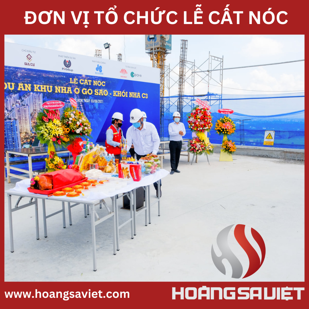 Người đại diện chủ trì lễ cất nóc phù hợp