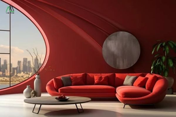 Người phụ nữ cung Sư Tử mệnh Hỏa với trang phục màu cam rực rỡ