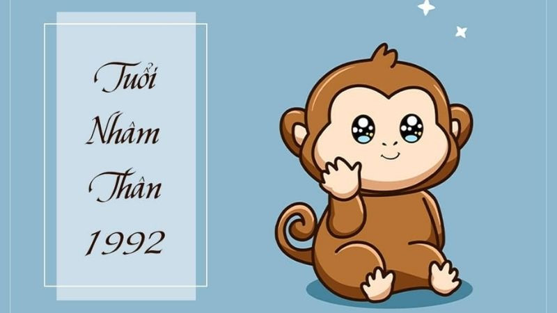 Người sinh năm 1992 cầm tinh con Khỉ, thuộc tuổi Nhâm Thân