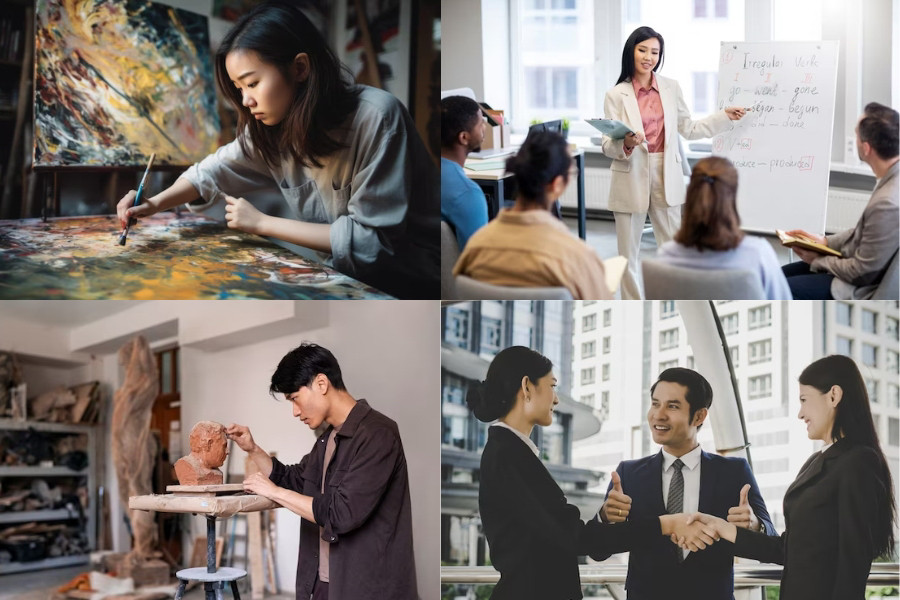 Nữ Nhâm Ngọ 2002 phát triển sự nghiệp trong lĩnh vực nghệ thuật và truyền thông