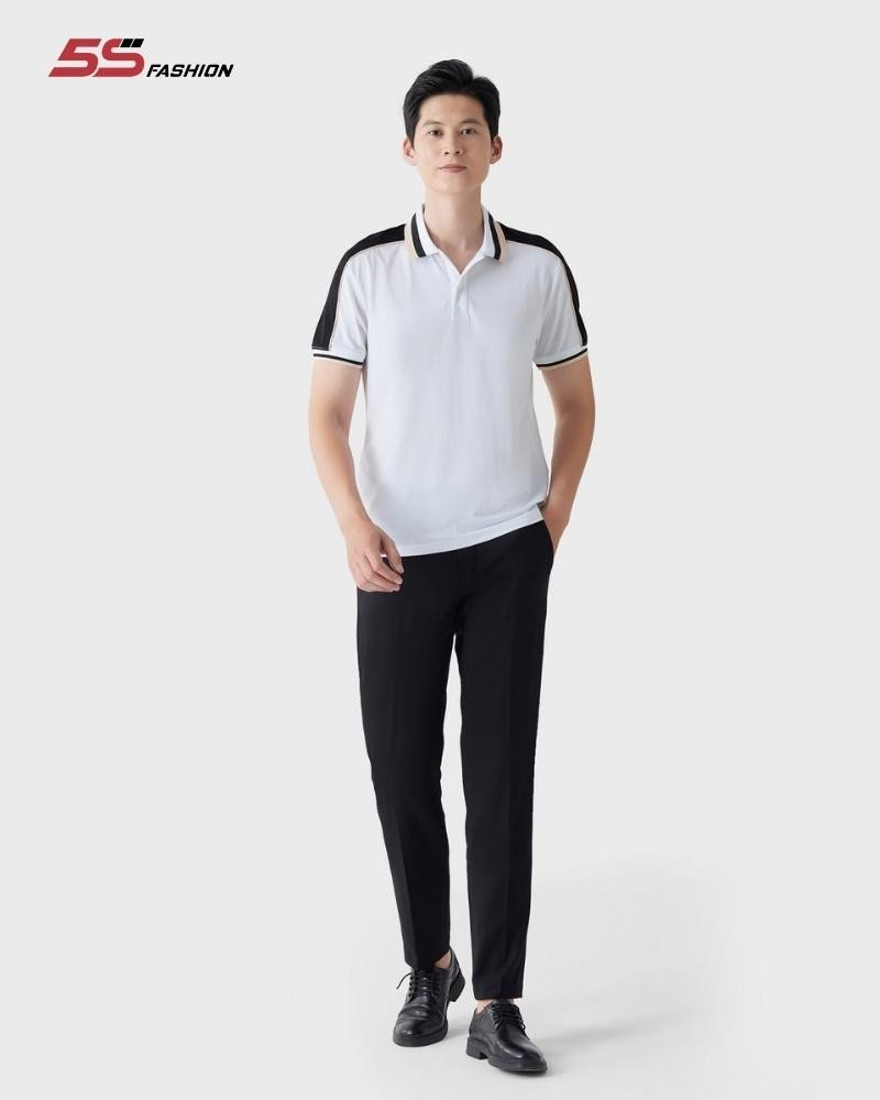 Phong cách áo Polo và quần âu hợp mệnh cho nam 2015
