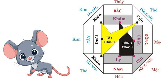 Phong thủy hướng nhà cho người tuổi Bính Tý sinh năm 1996