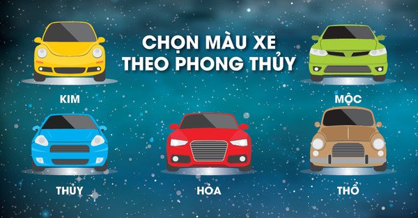 Phong thủy màu xe ô tô xanh nước biển hợp mệnh