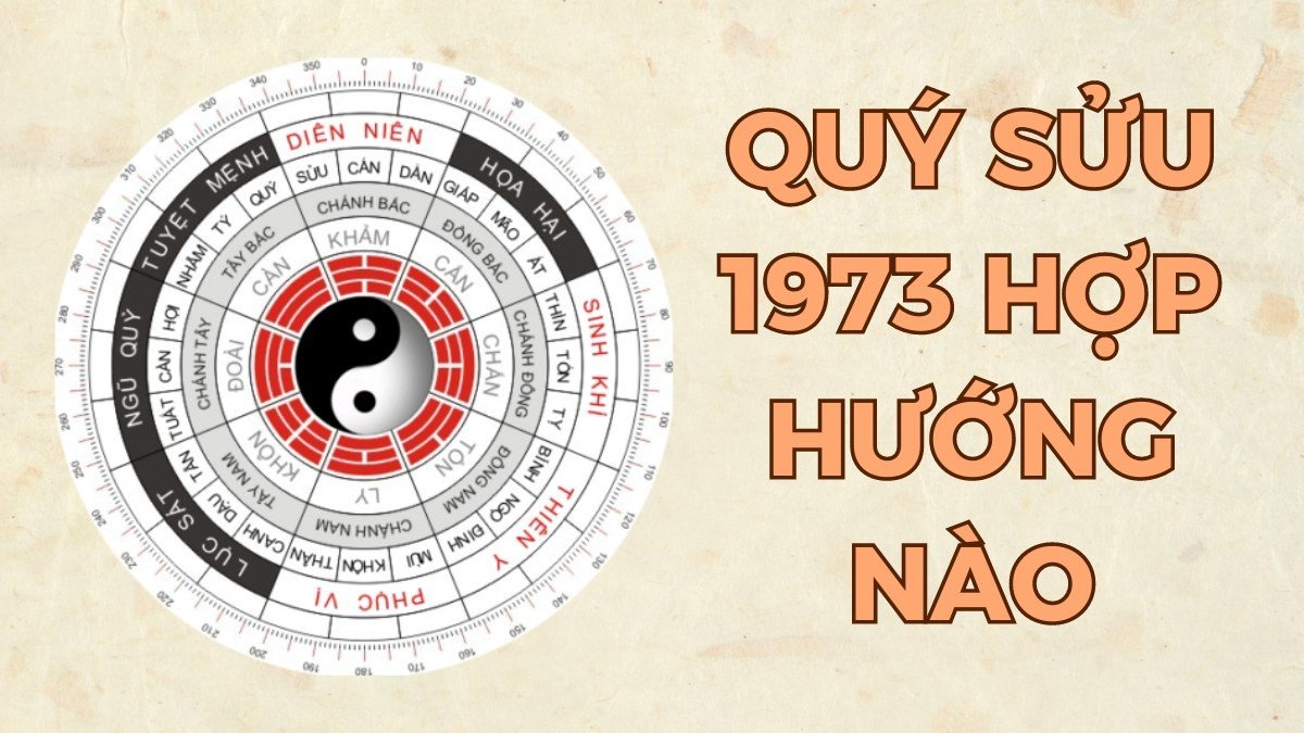 Sinh năm 1973 hợp, kỵ hướng nào cho nam mạng