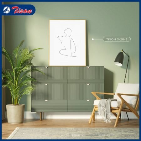 Thiết kế phòng ngủ màu xanh lá cây tương hợp với người sinh năm 2010 mệnh Mộc