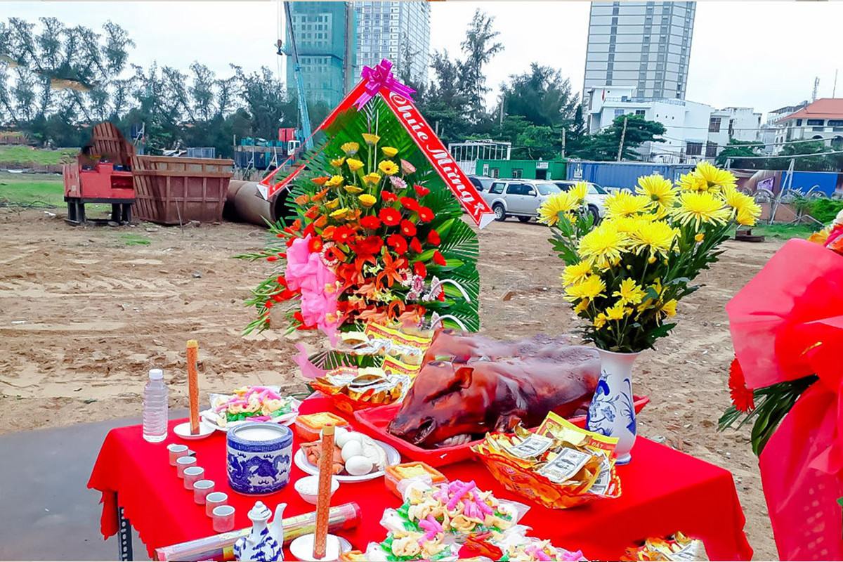 Trình tự cúng động thổ xây nhà chi tiết, các bước thực hiện.