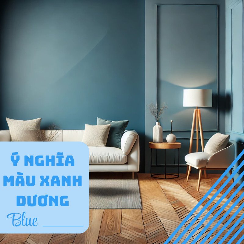 Ý nghĩa của màu xanh dương trong thiết kế