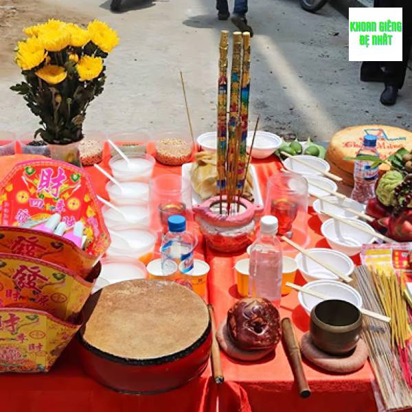 Ý nghĩa tâm linh của sắm lễ cúng khoan giếng