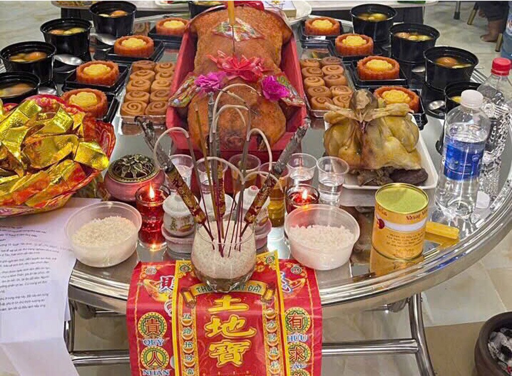 mâm cúng động thổ 2