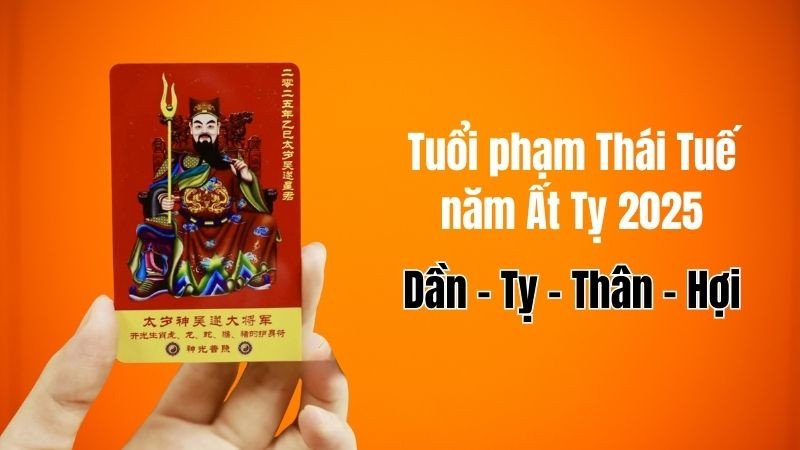 Nghi thức dâng lễ vật cúng Thái Tuế để cầu an lành trong năm mới
