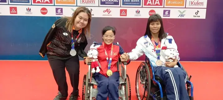 Giải Vô Địch Quốc Gia Thể Thao Người Khuyết Tật. Năm 2025, Chị Đoạt 4 Huy Chương Vàng.