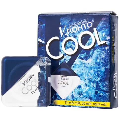 Thuốc Nhỏ Mắt V.rohto Cool Trị Mỏi Mắt, Ngứa Mắt (12ml)