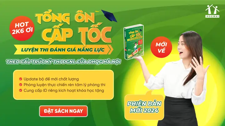 Tài Liệu Chất Lượng Ôn Thi Đánh Giá Năng Lực Đại Học Quốc Gia Hà Nội.