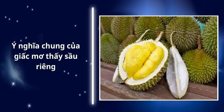 Ý Nghĩa Chung Của Giấc Mơ Thấy Sầu Riêng