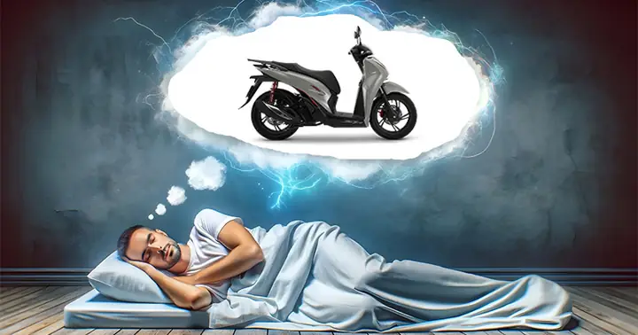 Nằm Mơ Đi Xe Máy Xuống Dốc Ở Địa Hình Khó Khăn