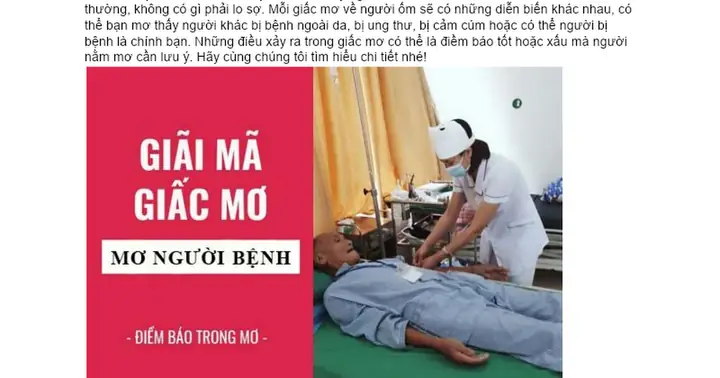 Nằm Mơ Thấy Người Bệnh, Bị Bệnh Điềm Báo Gì, Lành Hay Dữ Con Số ...