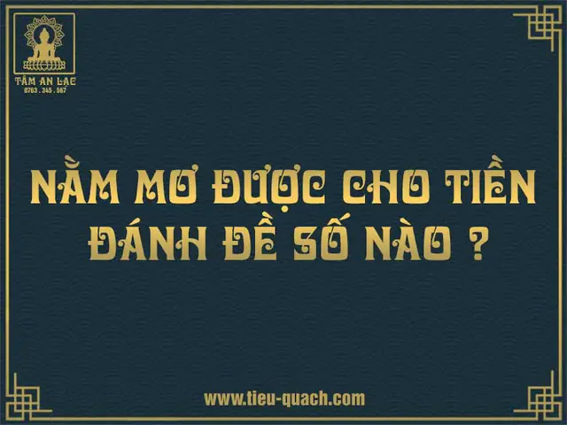 Mơ Thấy Người Khác Cho Tiền 500 Nghìn