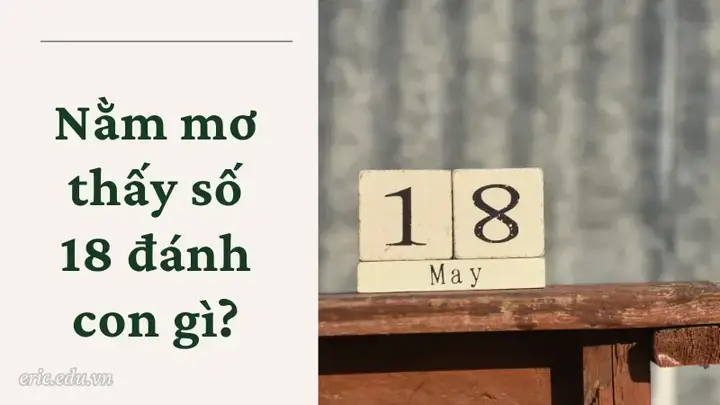 Nằm Mơ Thấy Số 18 Đánh Con Gì? Nằm Mơ Thấy Số 18 Đánh Con Gì?