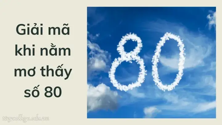 Giải Mã Khi Nằm Mơ Thấy Số 80