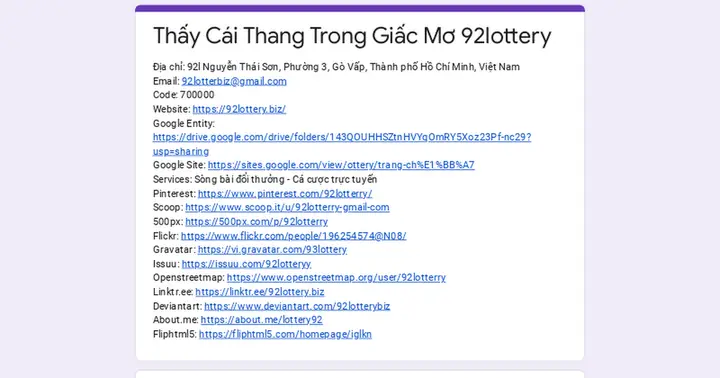 Thấy Cái Thang Trong Giấc Mơ 92lottery