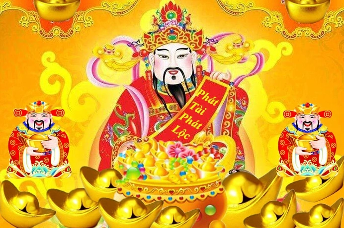 Ảnh minh họa sự tích Ông Thần Tài
