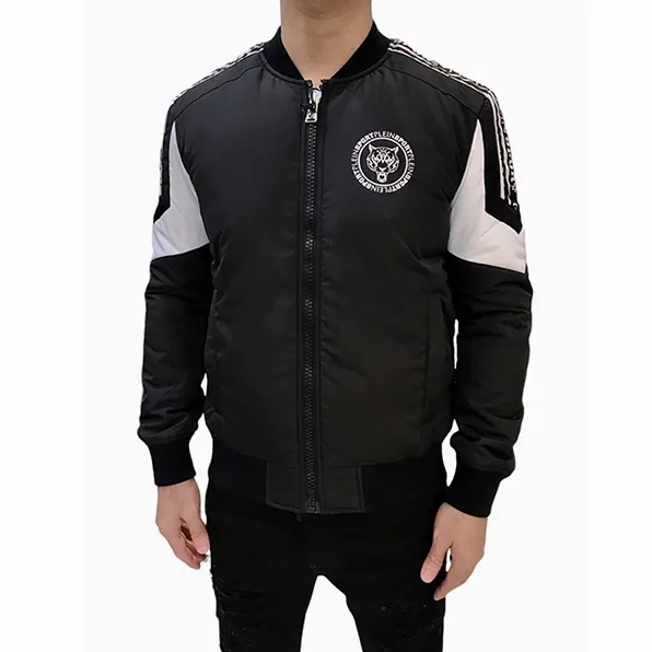 Áo Khoác Philipp Plein: Biểu Tượng Phong Cách Sang Trọng 2026 Áo khoác bomber Philipp Plein đen nam tính