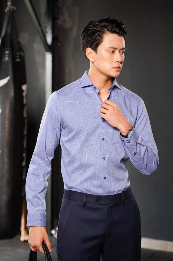 Áo sơ mi nam họa tiết độc đáo