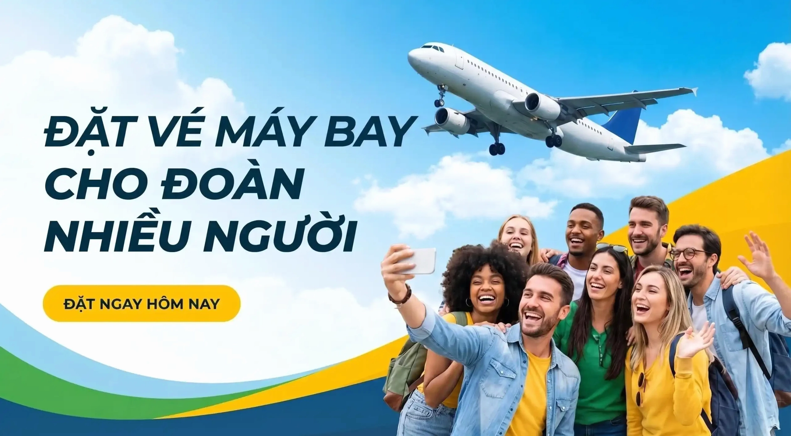 Đặt vé máy bay cho đoàn nhiều người