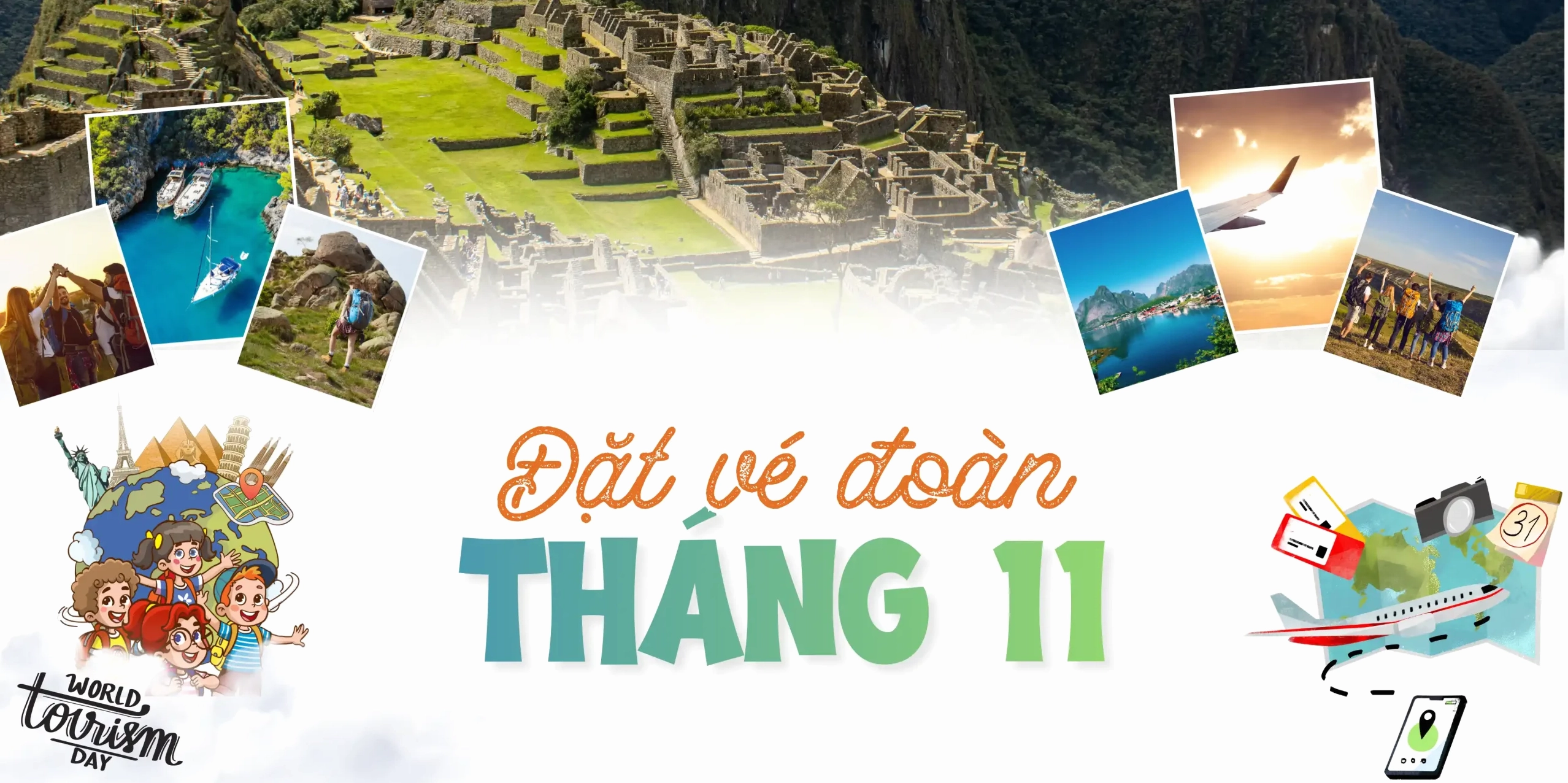 Đặt vé đoàn tháng 11 để bắt đầu hành trình gắn kết