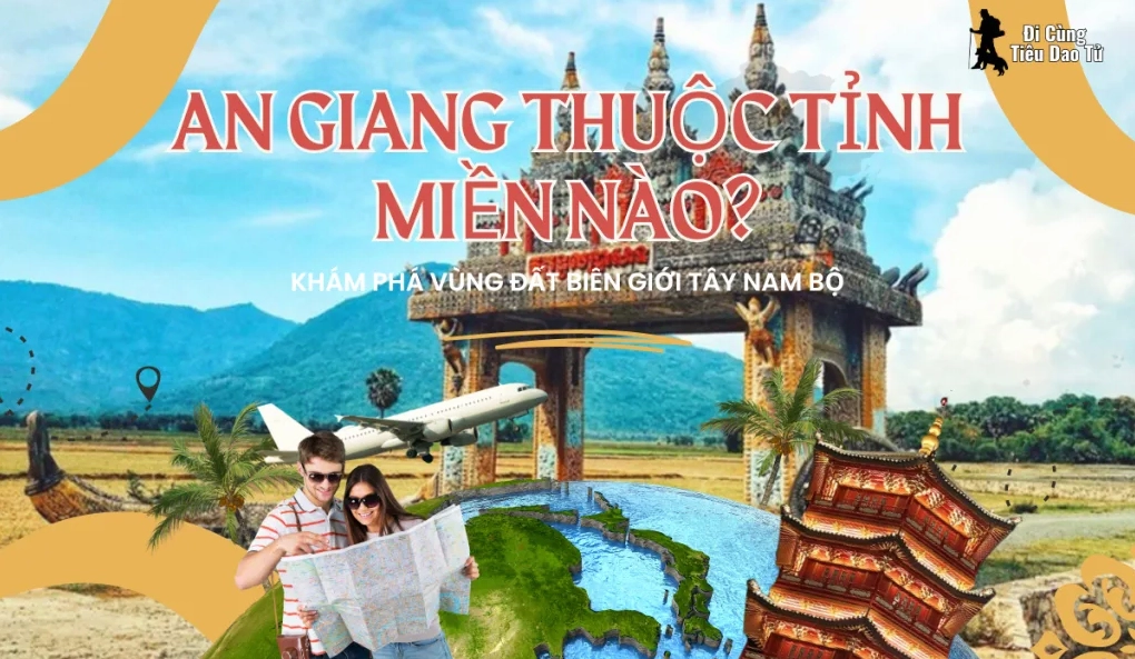 Bản đồ vị trí An Giang tại Đồng bằng sông Cửu Long