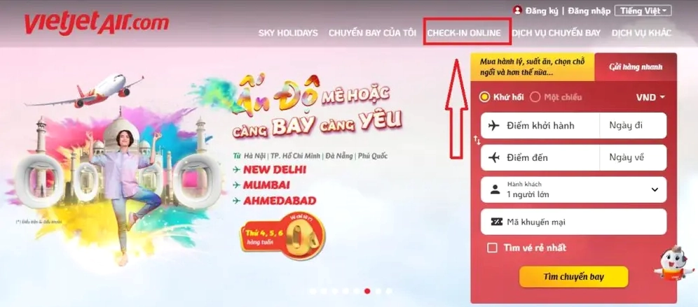 Check-in Online Vietjet Trên Điện Thoại: Hướng Dẫn Từng Bước Cực Dễ 2026! Các bước check-in online Vietjet Air chi tiết